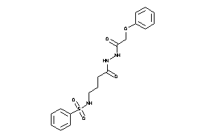 N-[4-keto-4-[N'-(2-phenoxyacetyl)hydrazino]butyl]benzenesulfonamide