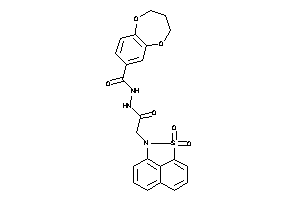 Image of N'-[2-(diketoBLAHyl)acetyl]-3,4-dihydro-2H-1,5-benzodioxepine-7-carbohydrazide