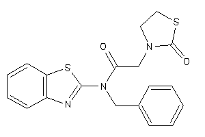 N-(1,3-benzothiazol-2-yl)-N-benzyl-2-(2-ketothiazolidin-3-yl)acetamide