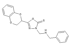 3-[(benzylamino)methyl]-5-(2,3-dihydro-1,4-benzodioxin-3-yl)-1,3,4-oxadiazole-2-thione