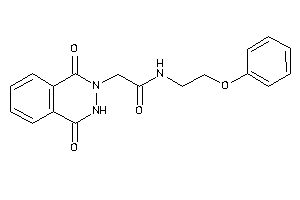 2-(1,4-diketo-3H-phthalazin-2-yl)-N-(2-phenoxyethyl)acetamide