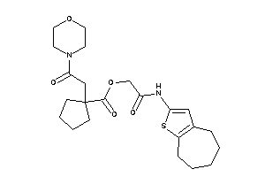 1-(2-keto-2-morpholino-ethyl)cyclopentanecarboxylic Acid [2-keto-2-(5,6,7,8-tetrahydro-4H-cyclohepta[b]thiophen-2-ylamino)ethyl] Ester