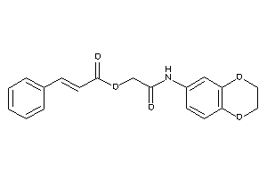 Image of 3-phenylacrylic Acid [2-(2,3-dihydro-1,4-benzodioxin-6-ylamino)-2-keto-ethyl] Ester
