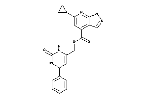 6-cyclopropylisoxazolo[5,4-b]pyridine-4-carboxylic Acid (2-keto-4-phenyl-3,4-dihydro-1H-pyrimidin-6-yl)methyl Ester