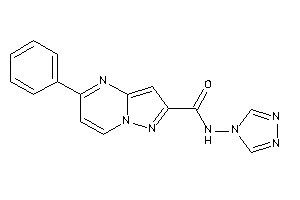 5-phenyl-N-(1,2,4-triazol-4-yl)pyrazolo[1,5-a]pyrimidine-2-carboxamide