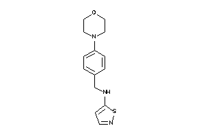 Isothiazol-5-yl-(4-morpholinobenzyl)amine