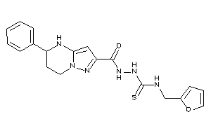 1-(2-furfuryl)-3-[(5-phenyl-4,5,6,7-tetrahydropyrazolo[1,5-a]pyrimidine-2-carbonyl)amino]thiourea