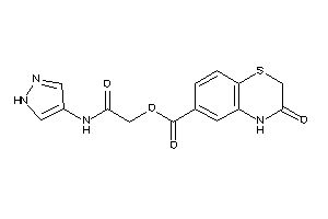 3-keto-4H-1,4-benzothiazine-6-carboxylic Acid [2-keto-2-(1H-pyrazol-4-ylamino)ethyl] Ester