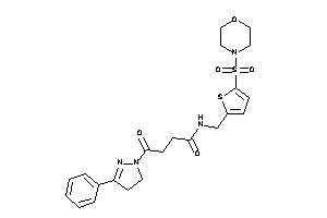 4-keto-N-[(5-morpholinosulfonyl-2-thienyl)methyl]-4-(3-phenyl-2-pyrazolin-1-yl)butyramide