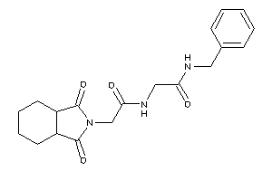 N-benzyl-2-[[2-(1,3-diketo-3a,4,5,6,7,7a-hexahydroisoindol-2-yl)acetyl]amino]acetamide