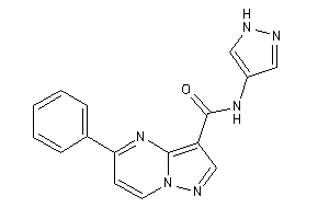 5-phenyl-N-(1H-pyrazol-4-yl)pyrazolo[1,5-a]pyrimidine-3-carboxamide