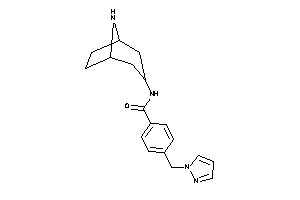 N-(8-azabicyclo[3.2.1]octan-3-yl)-4-(pyrazol-1-ylmethyl)benzamide