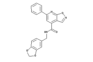 6-phenyl-N-piperonyl-isoxazolo[5,4-b]pyridine-4-carboxamide