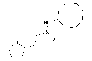 N-cyclooctyl-3-pyrazol-1-yl-propionamide