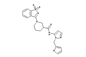 1-(1,1-diketo-1,2-benzothiazol-3-yl)-N-[2-(2-thenyl)pyrazol-3-yl]nipecotamide