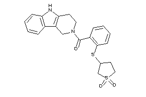 [2-[(1,1-diketothiolan-3-yl)thio]phenyl]-(1,3,4,5-tetrahydropyrido[4,3-b]indol-2-yl)methanone