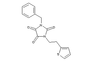 1-benzyl-3-[2-(2-thienyl)ethyl]imidazolidine-2,4,5-trione