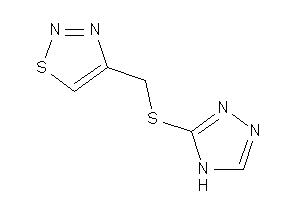 4-[(4H-1,2,4-triazol-3-ylthio)methyl]thiadiazole