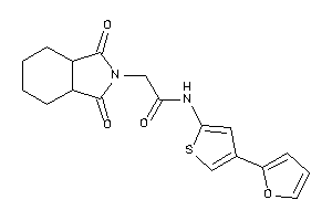 2-(1,3-diketo-3a,4,5,6,7,7a-hexahydroisoindol-2-yl)-N-[4-(2-furyl)-2-thienyl]acetamide