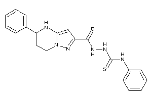 1-phenyl-3-[(5-phenyl-4,5,6,7-tetrahydropyrazolo[1,5-a]pyrimidine-2-carbonyl)amino]thiourea