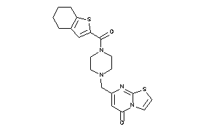 7-[[4-(4,5,6,7-tetrahydrobenzothiophene-2-carbonyl)piperazino]methyl]thiazolo[3,2-a]pyrimidin-5-one