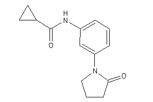 N-[3-(2-ketopyrrolidino)phenyl]cyclopropanecarboxamide