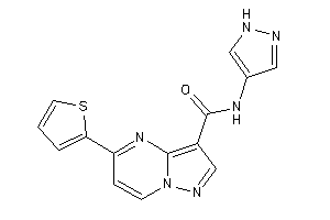 N-(1H-pyrazol-4-yl)-5-(2-thienyl)pyrazolo[1,5-a]pyrimidine-3-carboxamide