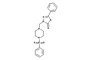 3-[(4-besylpiperazino)methyl]-5-phenyl-1,3,4-oxadiazol-2-one