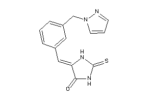 5-[3-(pyrazol-1-ylmethyl)benzylidene]-2-thioxo-4-imidazolidinone
