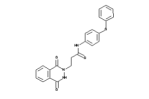 3-(1,4-diketo-3H-phthalazin-2-yl)-N-(4-phenoxyphenyl)propionamide