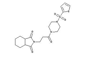 2-[3-keto-3-[4-(2-thienylsulfonyl)piperazino]propyl]-3a,4,5,6,7,7a-hexahydroisoindole-1,3-quinone