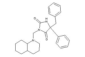 3-(3,4,4a,5,6,7,8,8a-octahydro-2H-quinolin-1-ylmethyl)-5-benzyl-5-phenyl-hydantoin