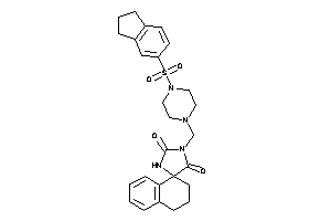 3-[(4-indan-5-ylsulfonylpiperazino)methyl]spiro[imidazolidine-5,1'-tetralin]-2,4-quinone