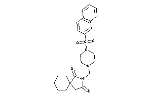 3-[[4-(2-naphthylsulfonyl)piperazino]methyl]-3-azaspiro[4.5]decane-2,4-quinone