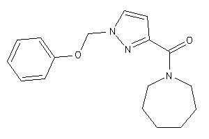 Azepan-1-yl-[1-(phenoxymethyl)pyrazol-3-yl]methanone