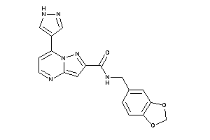 N-piperonyl-7-(1H-pyrazol-4-yl)pyrazolo[1,5-a]pyrimidine-2-carboxamide