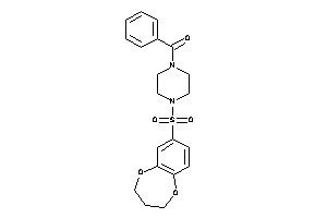 [4-(3,4-dihydro-2H-1,5-benzodioxepin-7-ylsulfonyl)piperazino]-phenyl-methanone