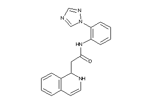 2-(1,2-dihydroisoquinolin-1-yl)-N-[2-(1,2,4-triazol-1-yl)phenyl]acetamide