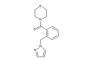 Morpholino-[2-(pyrazol-1-ylmethyl)phenyl]methanone