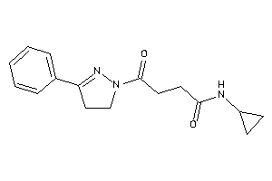 N-cyclopropyl-4-keto-4-(3-phenyl-2-pyrazolin-1-yl)butyramide