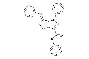 6-benzal-N,1-diphenyl-4,5-dihydrocyclopenta[c]pyrazole-3-carboxamide