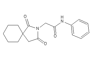 2-(2,4-diketo-3-azaspiro[4.5]decan-3-yl)-N-phenyl-acetamide