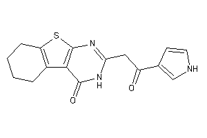 2-[2-keto-2-(1H-pyrrol-3-yl)ethyl]-5,6,7,8-tetrahydro-3H-benzothiopheno[2,3-d]pyrimidin-4-one