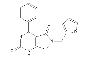 6-(2-furfuryl)-4-phenyl-1,3,4,7-tetrahydropyrrolo[3,4-d]pyrimidine-2,5-quinone