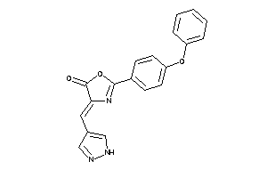 2-(4-phenoxyphenyl)-4-(1H-pyrazol-4-ylmethylene)-2-oxazolin-5-one