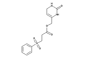 Image of 3-besylpropionic Acid (2-keto-3,4-dihydro-1H-pyrimidin-6-yl)methyl Ester