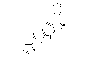 N-[(5-keto-1-phenyl-3-pyrazolin-4-yl)thiocarbamoyl]-1H-pyrazole-5-carboxamide