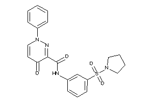 4-keto-1-phenyl-N-(3-pyrrolidinosulfonylphenyl)pyridazine-3-carboxamide