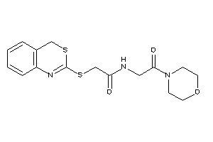 2-(4H-3,1-benzothiazin-2-ylthio)-N-(2-keto-2-morpholino-ethyl)acetamide