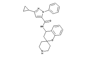 5-cyclopropyl-2-phenyl-N-spiro[chroman-2,4'-piperidine]-4-yl-pyrazole-3-carboxamide